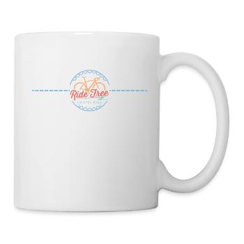Vélo Gravel, VTT, passion vélo, cycliste - Mug blanc - blanc - Droite