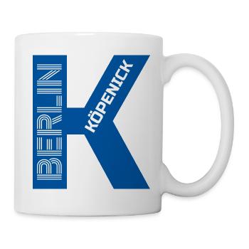 K wie Köpenick blau - Tasse - Weiß - Rechts