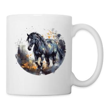 Cheval - Mug blanc - blanc - Droite