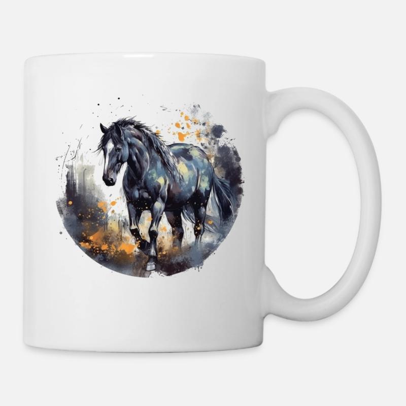 Pferd - Tasse - Weiß