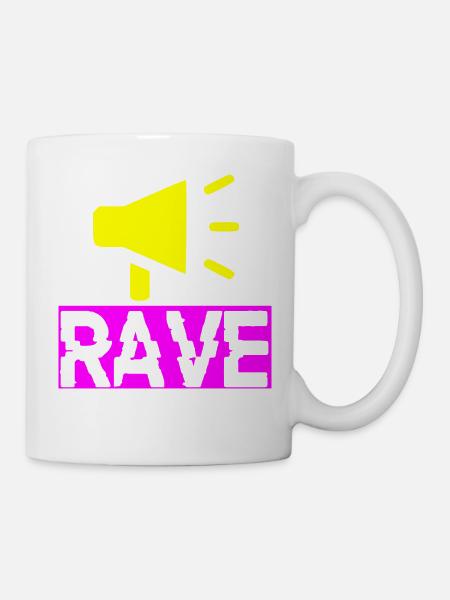 Rave music - Mug - white