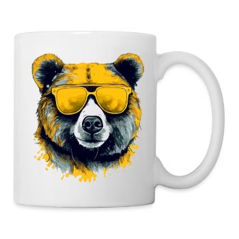 Arkor der Brillenbär - Tasse - Weiß - Rechts