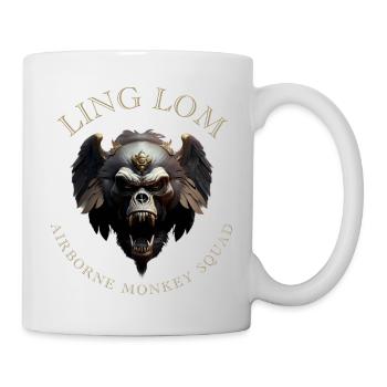 LING LOM - Airborne Monkey Squad - Tasse - Weiß - Rechts