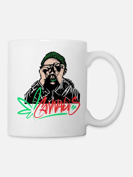 Canabis Men - Tasse - Weiß