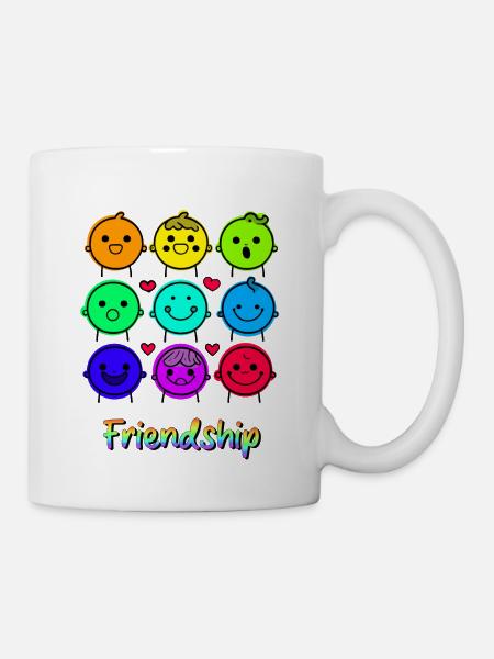 In The Name Of Friendship - Mug - white