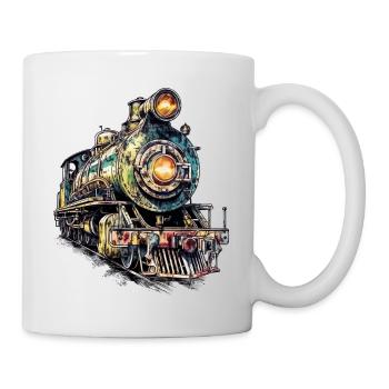 Die Dampflok war eine technologische Innovation - Tasse - Weiß - Rechts