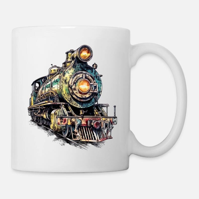 Die Dampflok war eine technologische Innovation - Tasse - Weiß