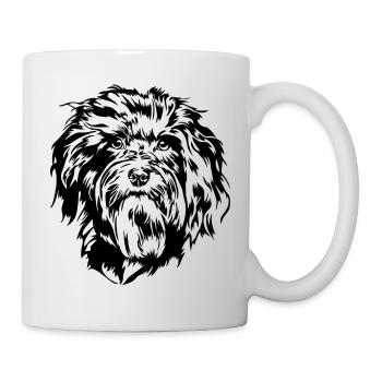 Havanese Dog Portrait Dog Wilsigns - Mug - white - Right