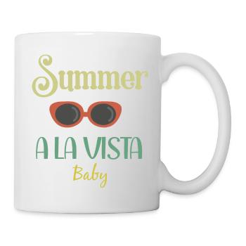 Sommer-Vibes - Tasse - Weiß - Rechts