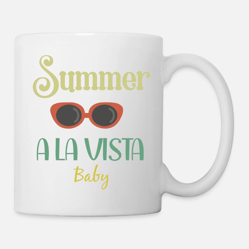 Sommer-Vibes - Tasse - Weiß