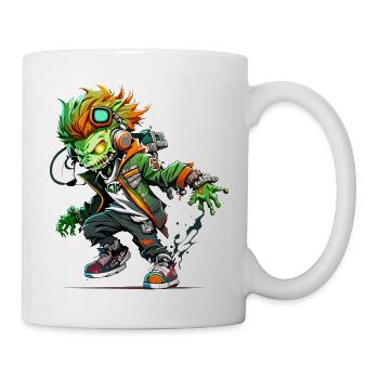 Hip Hop Zombie 2 - Mug blanc - blanc - Droite