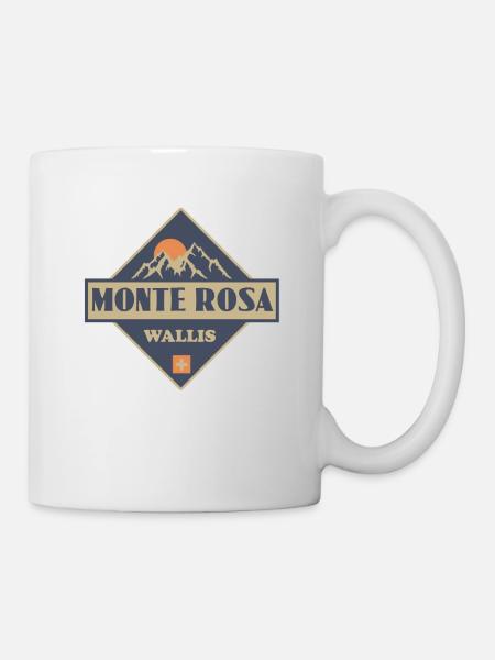Monte Rosa - Tasse - Weiß