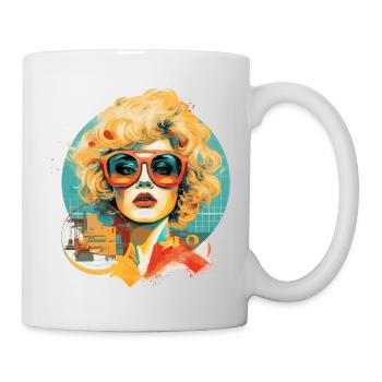 Retro Glam: Curls - Mug - white - Right
