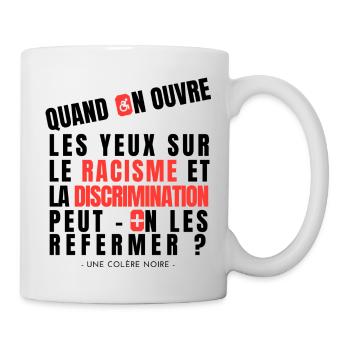 Faite l'amour pas la guerre, peace and love - Mug blanc - blanc - Droite