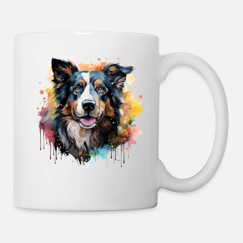 Hund - Tasse - Weiß