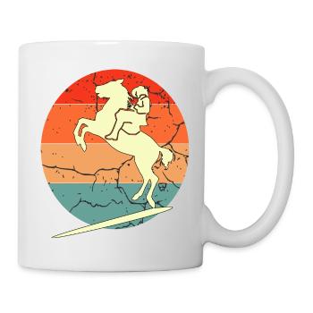 Vintage Retro Horse Sunset For Horse Lovers - Mug - white - Right