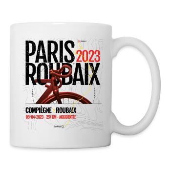 Paris RoubaixBlanc - Mug blanc - blanc - Droite
