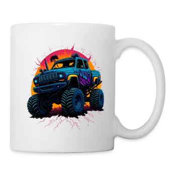 Monstertruck - Tasse - Weiß - Rechts