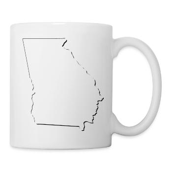 Georgia (USA) | Map | Shadow - Mug - white - Right