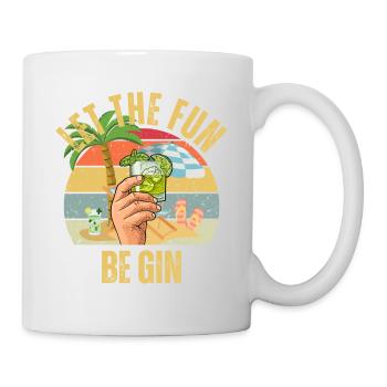 Sommerfest Let The Fun Be Gin - Tasse - Weiß - Rechts