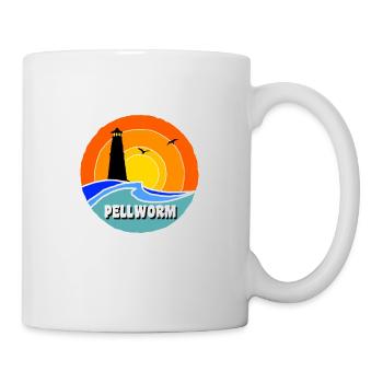 Ostsee Leuchtturm Pellworm - Tasse - Weiß - Rechts