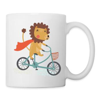 Fahrrad - Tasse - Weiß - Rechts