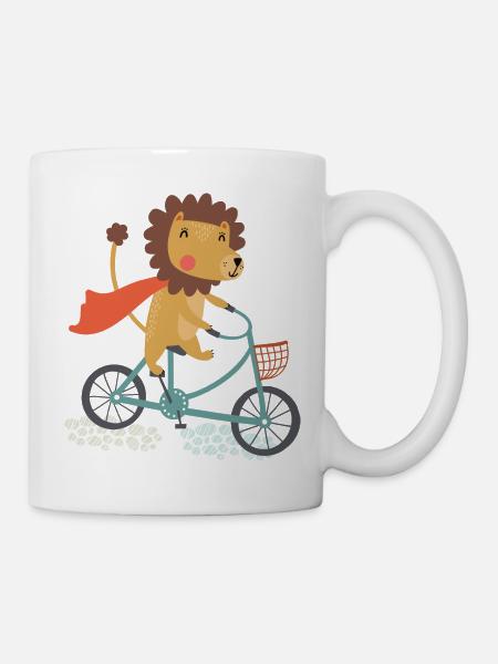 Fahrrad - Tasse - Weiß