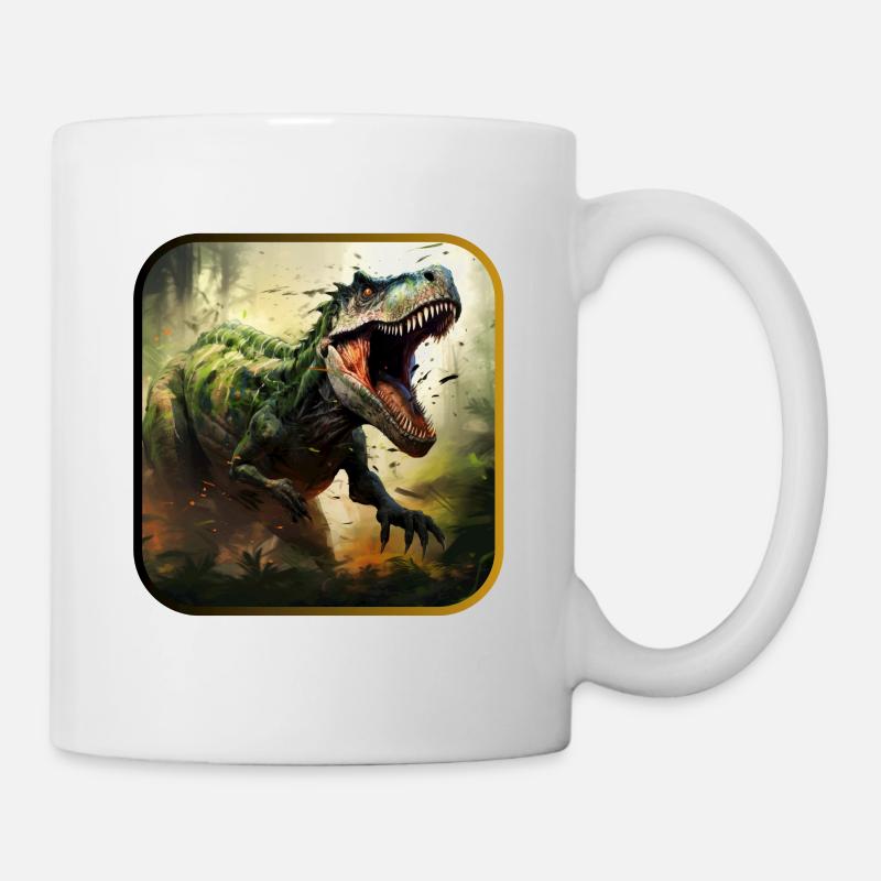Dinosaurier Dinosaurs Design - Tasse - Weiß