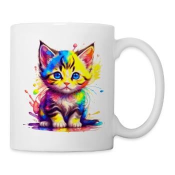 Rainbow Kitty - Mug - white - Right
