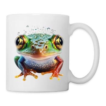 Grenouille - Mug blanc - blanc - Droite