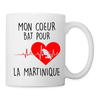 Hearbeat la Martinique - Mug blanc - blanc - Droite