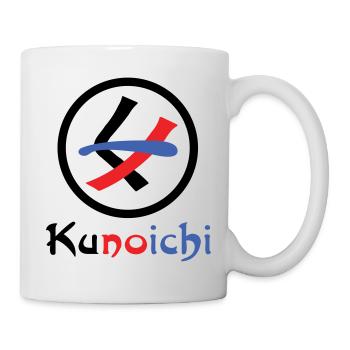 Female Ninja Kunoichi くノ一 - Mug - white - Right
