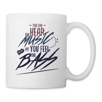 Musiker einzigartige Bassgitarren-Phrase - Tasse - Weiß - Rechts