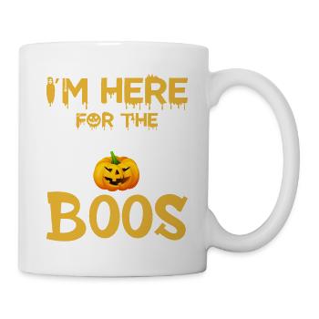 Halloween Funny Man Woman - Mug - white - Right