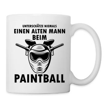 Paintball Airsoft - Tasse - Weiß - Rechts