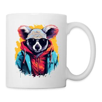 Streetstyle-Koalabär | Koala-Liebhaber - Tasse - Weiß - Rechts