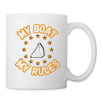 Mon bateau Mes règles - Mug blanc - blanc - Droite