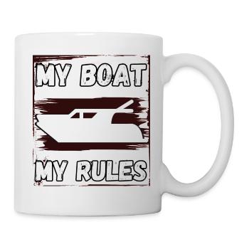Mon bateau Mes règles - Mug blanc - blanc - Droite