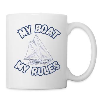 Mon bateau Mes règles - Mug blanc - blanc - Droite
