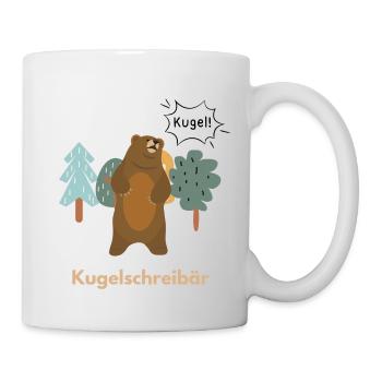 Kugelschreibär - Tasse - Weiß - Rechts