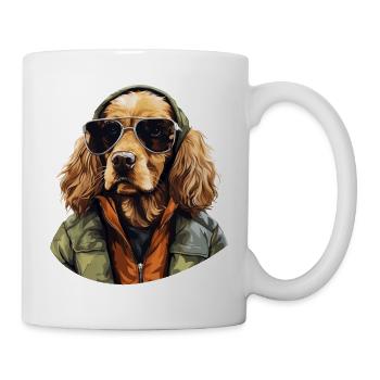 Schlappohren Club | Cocker Spaniel Grafik - Tasse - Weiß - Rechts