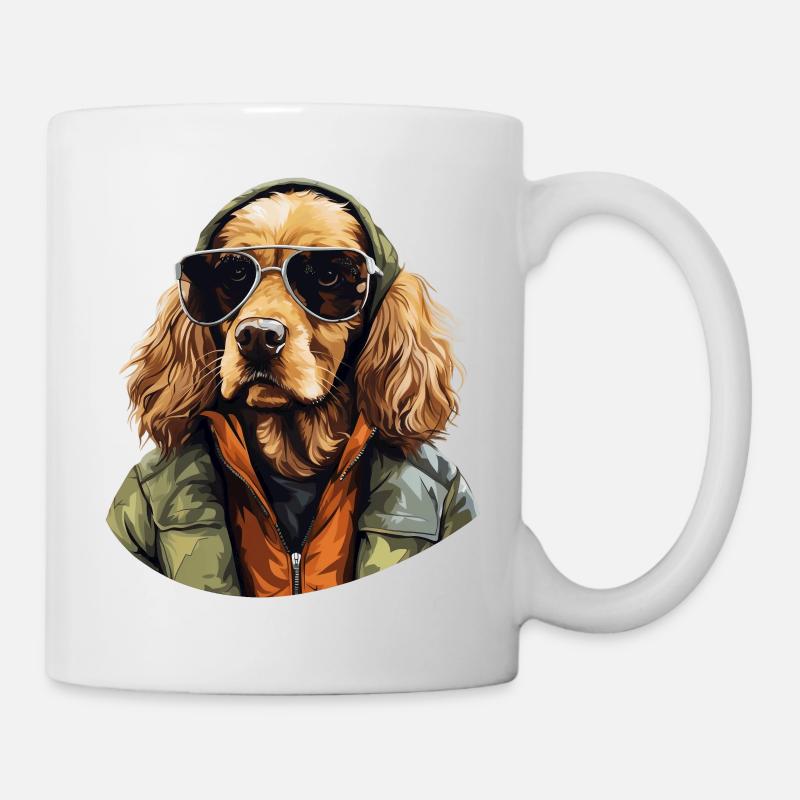 Floppy Ears Club | Cocker Spaniel Graphics - Mug - white