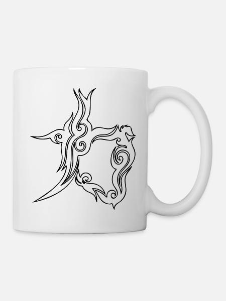 mystisches Zeichen - Tasse - Weiß