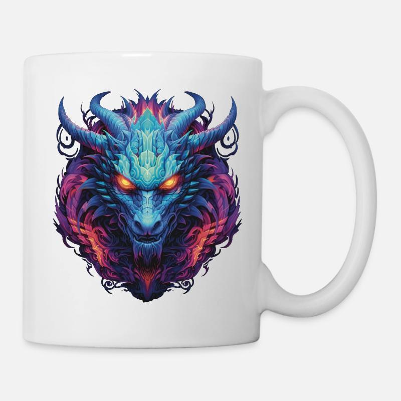 Dragon mystique - Mug blanc - blanc