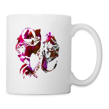 Wolf, Wikinger, germanen, asgard, midgard,valhalla - Tasse - Weiß - Rechts