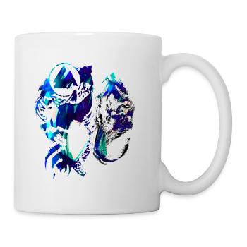 Wolf, Vikings, Teutons, Asgard, Midgard,Valhalla - Mug - white - Right