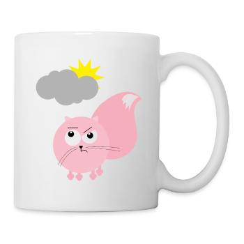 CUTE ANGRY CAT - Tasse - Weiß - Rechts