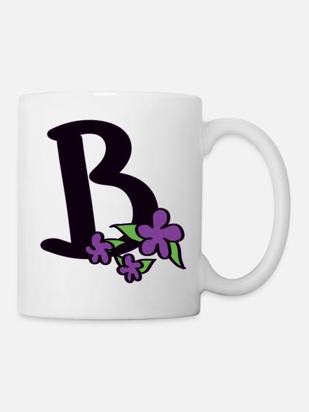 B wie beautyful - Tasse - Weiß