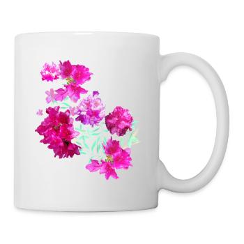 oleander,flower,lotus,vine,floral,flowers - Mug - white - Right
