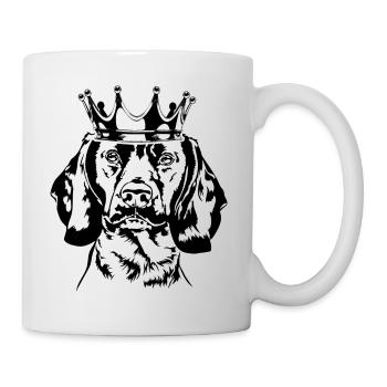 Lévrier bavarois Krone Wilsigns - Mug blanc - blanc - Droite